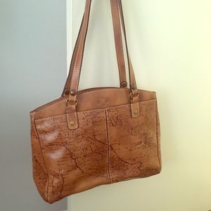 Patricia Nash Map Poppy satchel